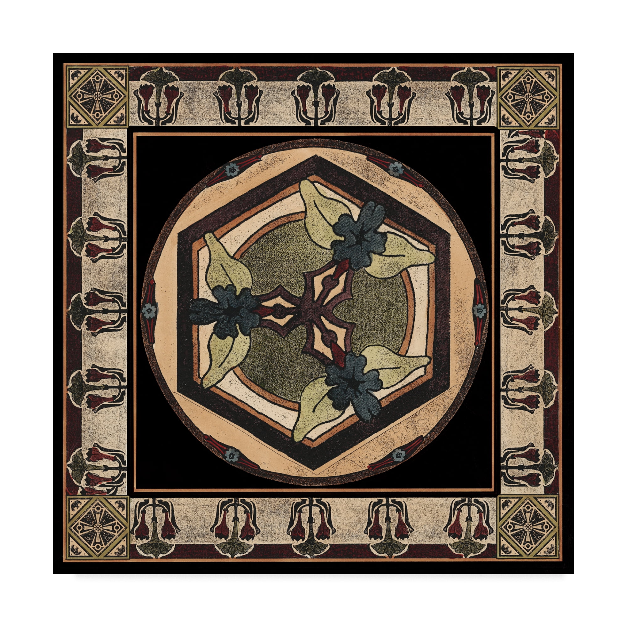 Trademark Fine Art 'Arts and Crafts Motif II' Canvas Art by Vision Studio