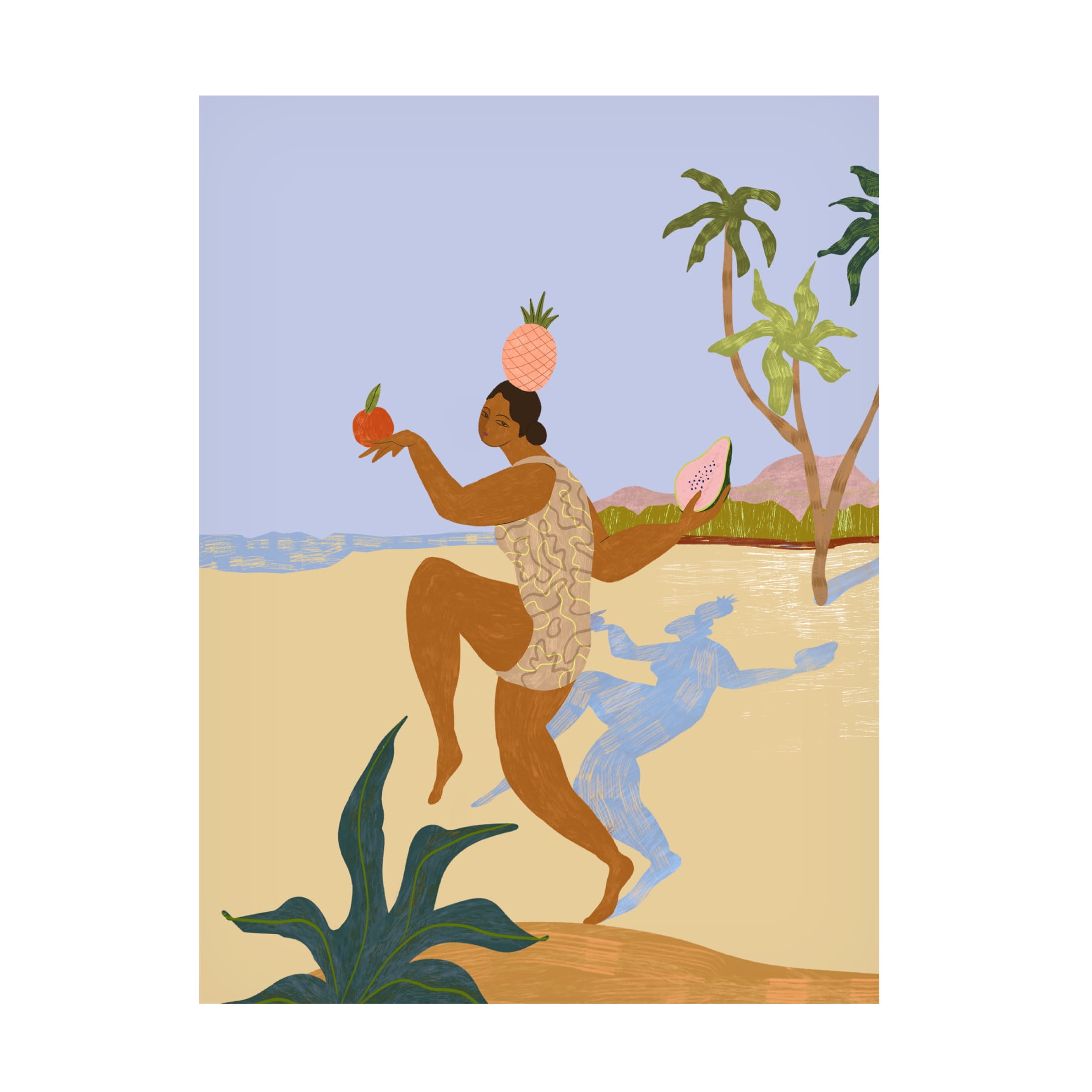 Trademark Fine Art Arty Guava Balancing Act Canvas Wall Art