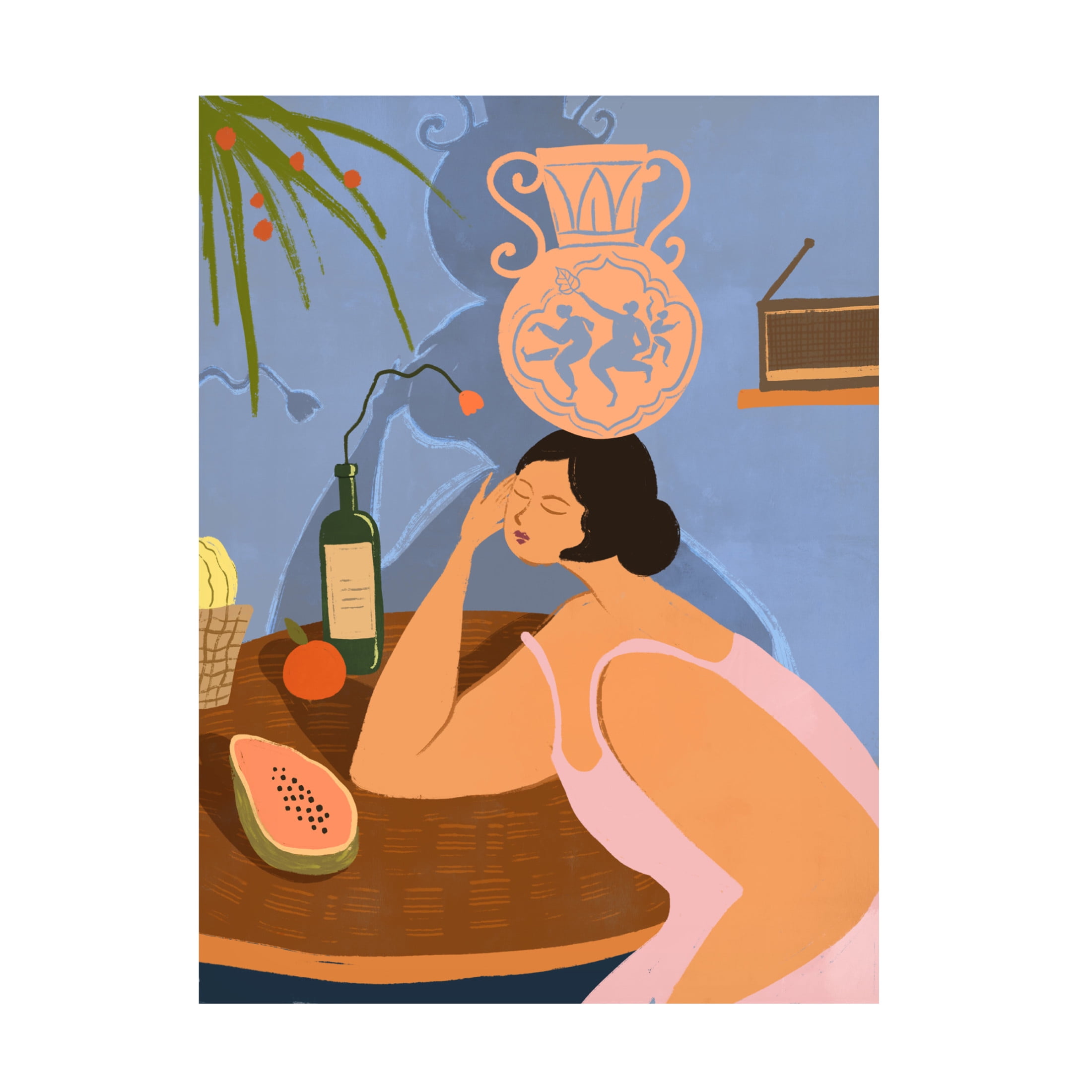 Trademark Fine Art Arty Guava  Bestill Canvas Wall Art