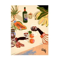 Trademark Fine Art Arty Guava Cheers To You Canvas Wall Art