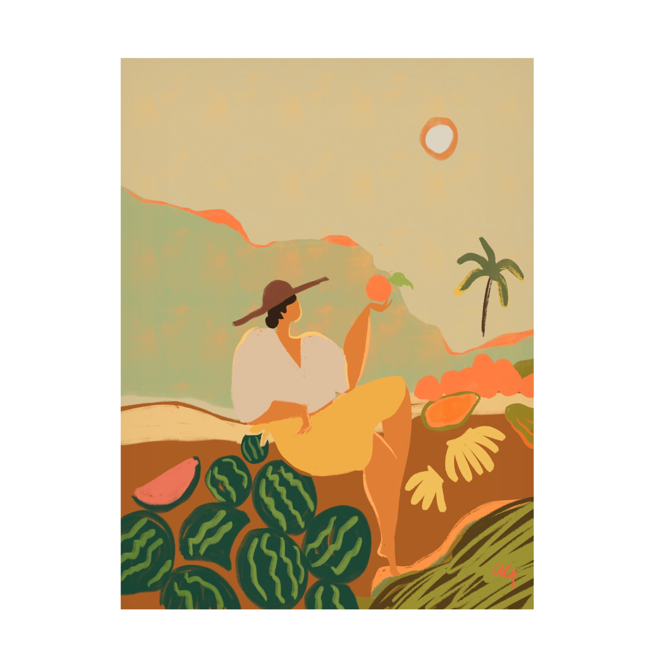 Trademark Fine Art Arty Guava  Farmer Guava Canvas Wall Art