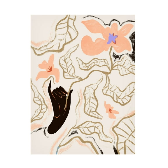 Trademark Fine Art Arty Guava  Fleur Canvas Wall Art