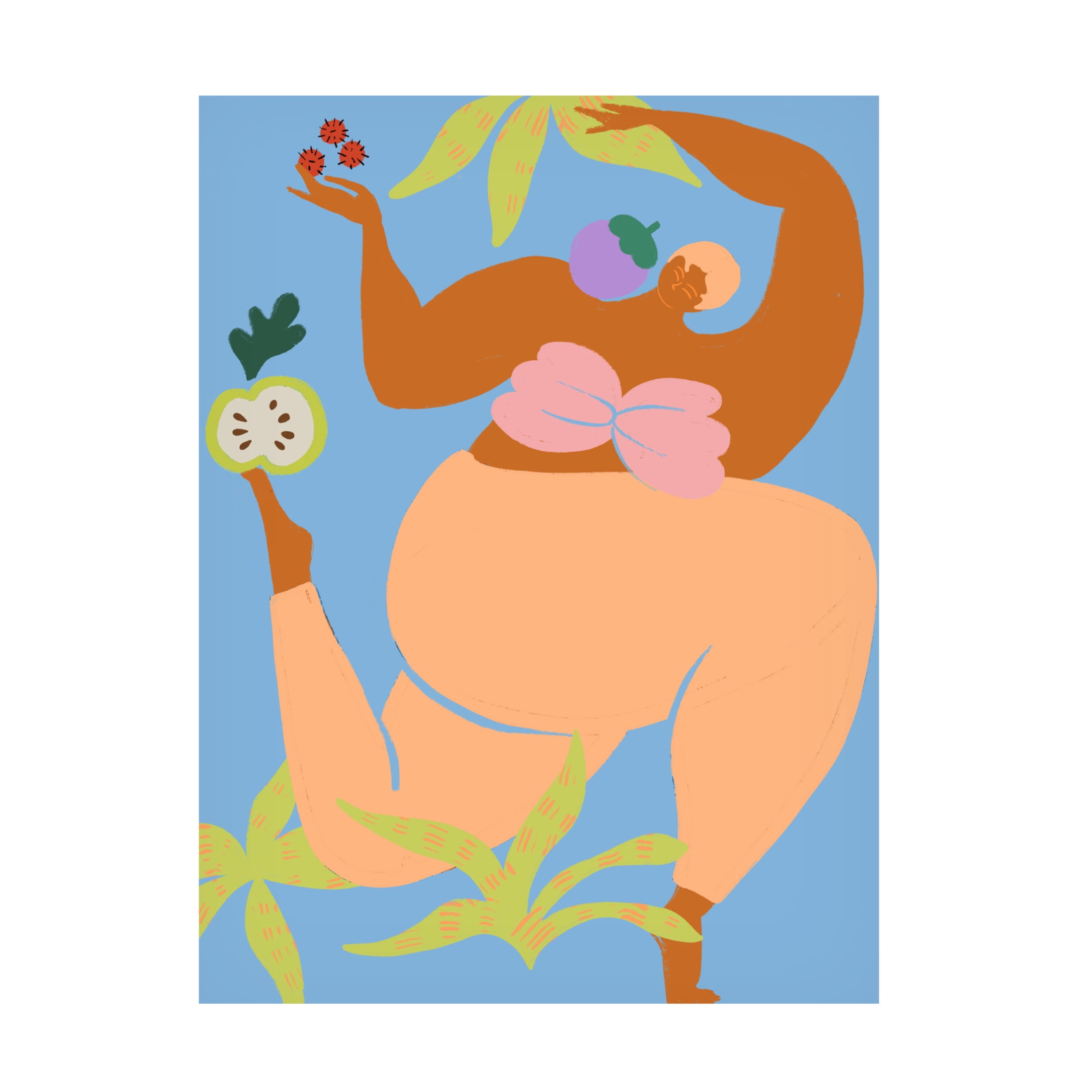Trademark Fine Art Arty Guava  Fruity Run Canvas Wall Art
