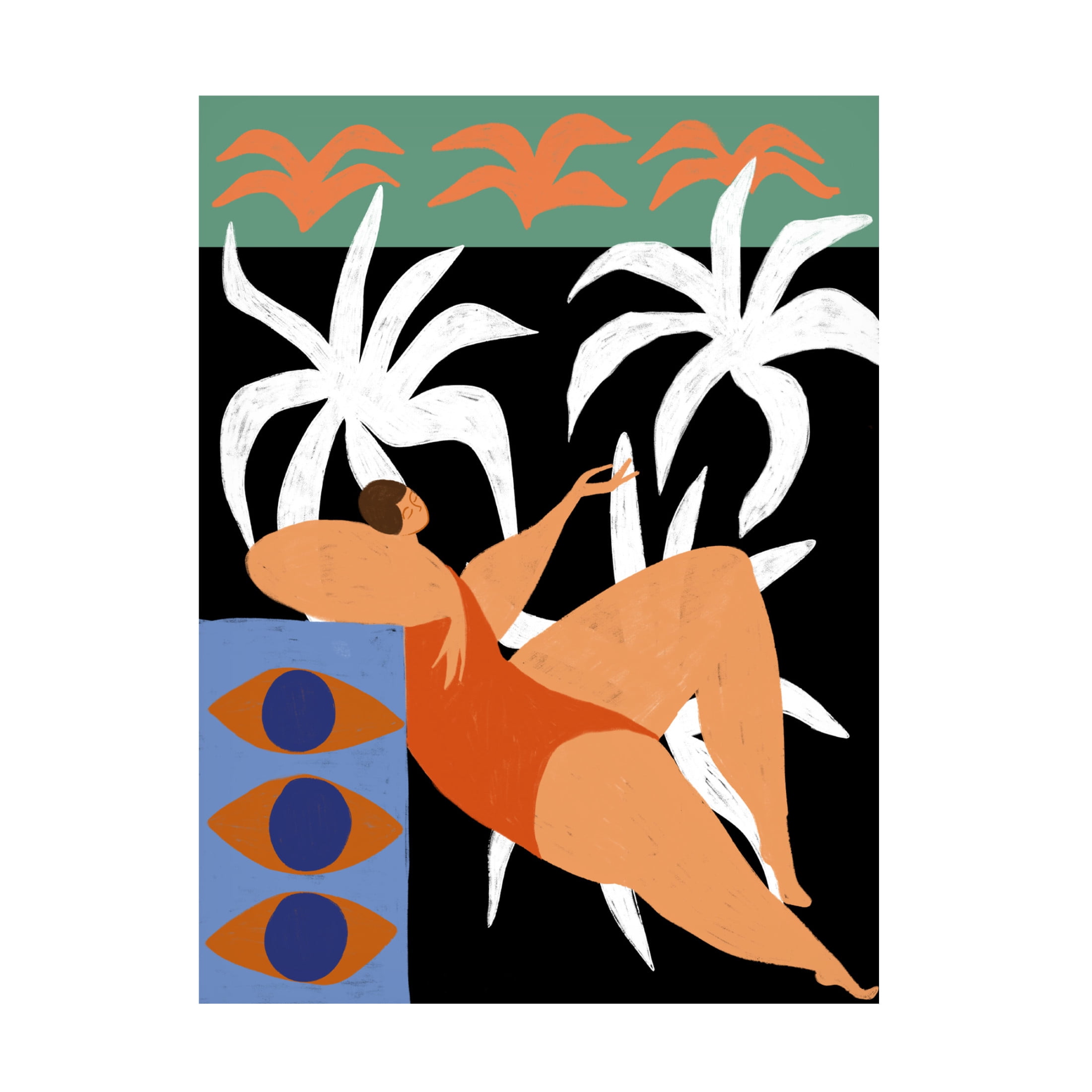 Trademark Fine Art Arty Guava  Lazing Canvas Wall Art