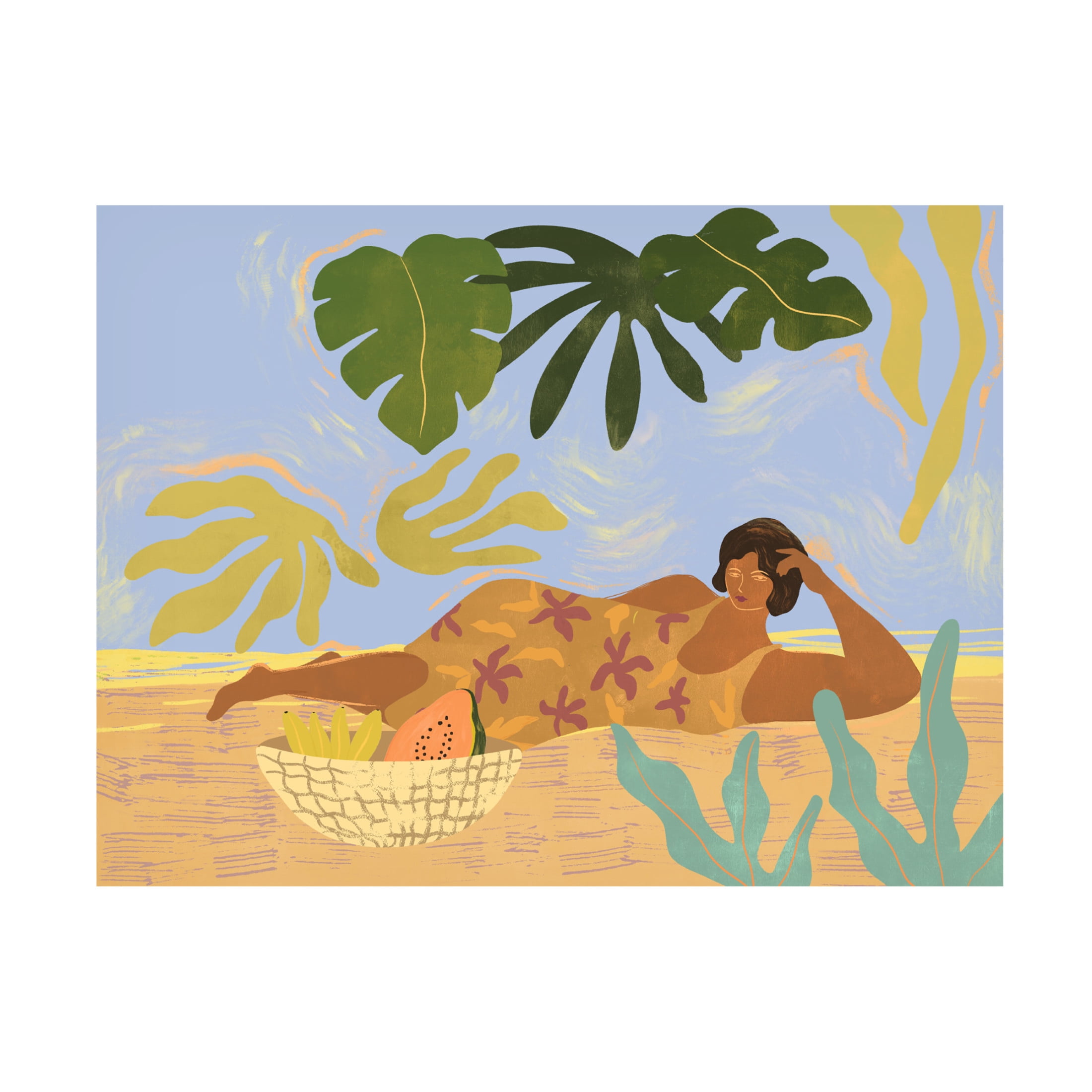 Trademark Fine Art Arty Guava Lazyday Canvas Wall Art