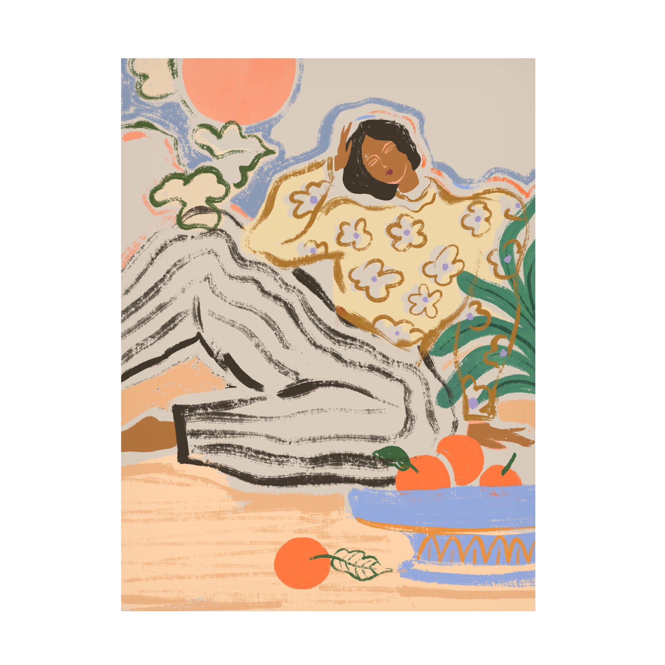 Trademark Fine Art Arty Guava  Lazydays Canvas Wall Art
