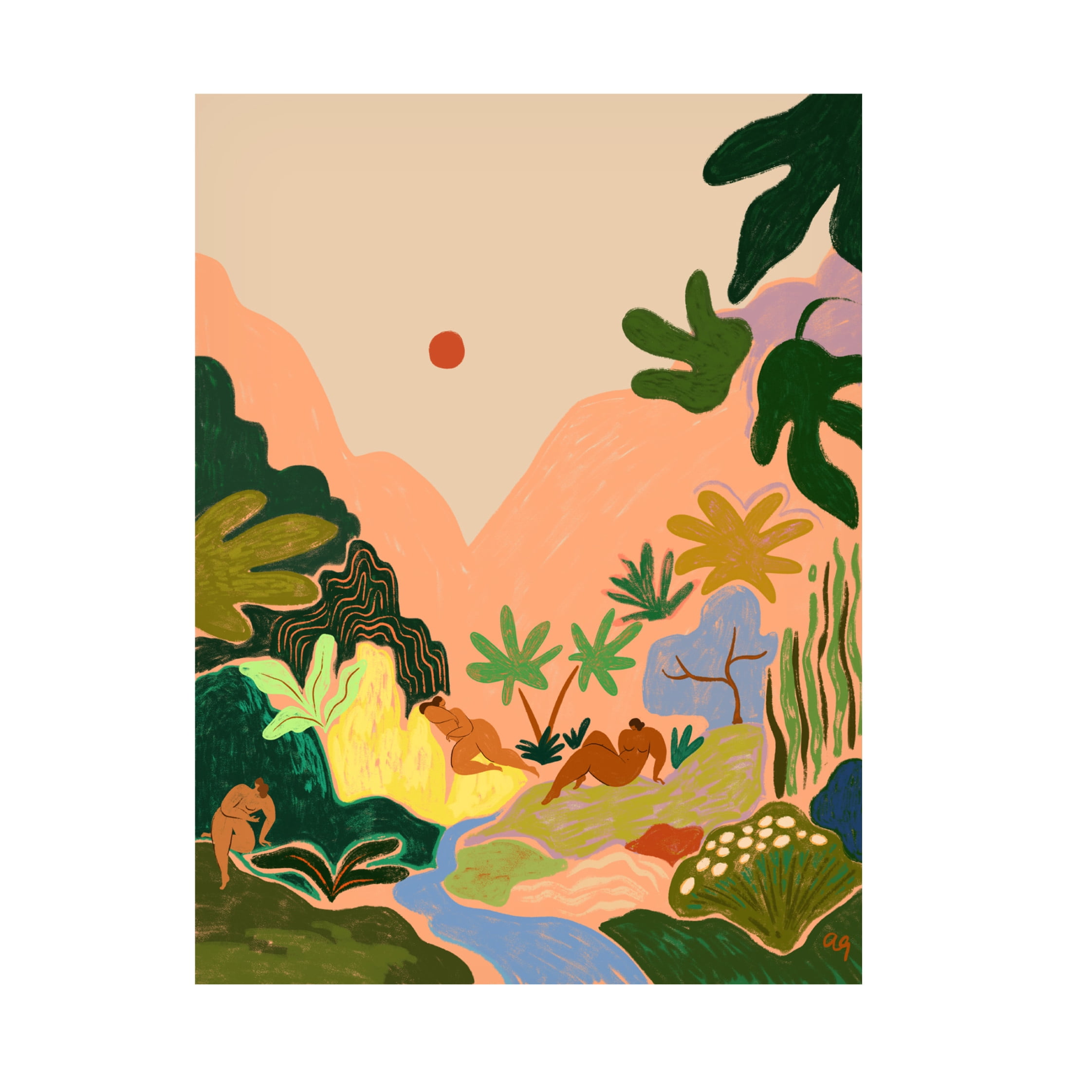 Trademark Fine Art Arty Guava Lost In Paradise No2 Canvas Wall Art