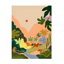 Trademark Fine Art Arty Guava Lost In Paradise No2 Canvas Wall Art