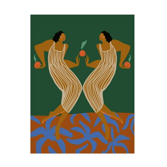 Trademark Fine Art Arty Guava Mirror Canvas Wall Art