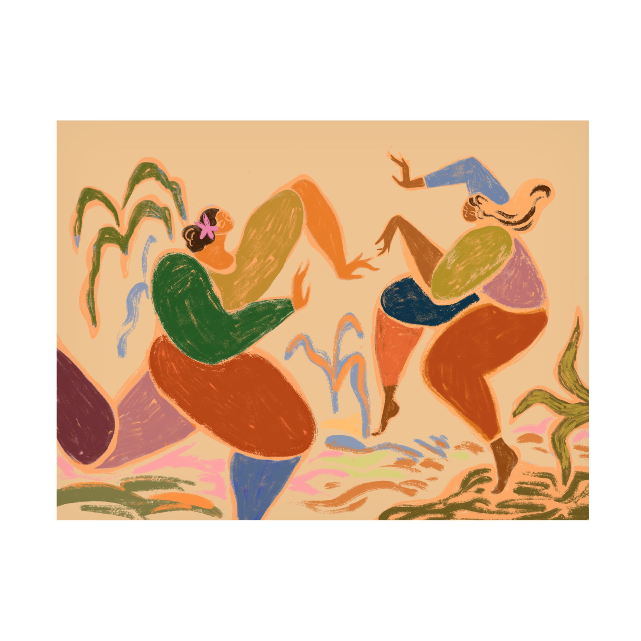 Trademark Fine Art Arty Guava  Sisters of the Rhythm Canvas Wall Art