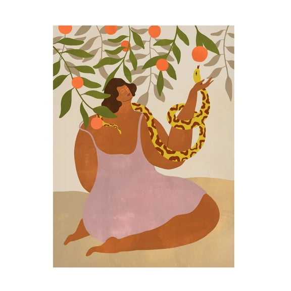 Trademark Fine Art Arty Guava  Smell the Orange Canvas Wall Art