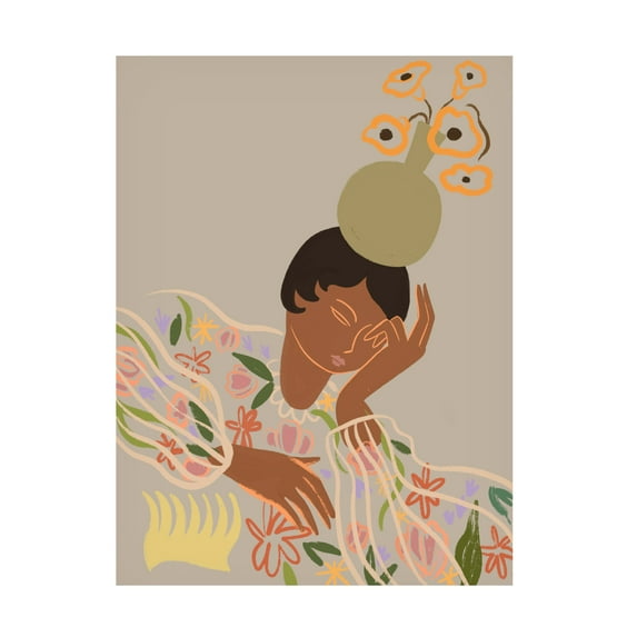 Trademark Fine Art Arty Guava The Overthinker Canvas Wall Art