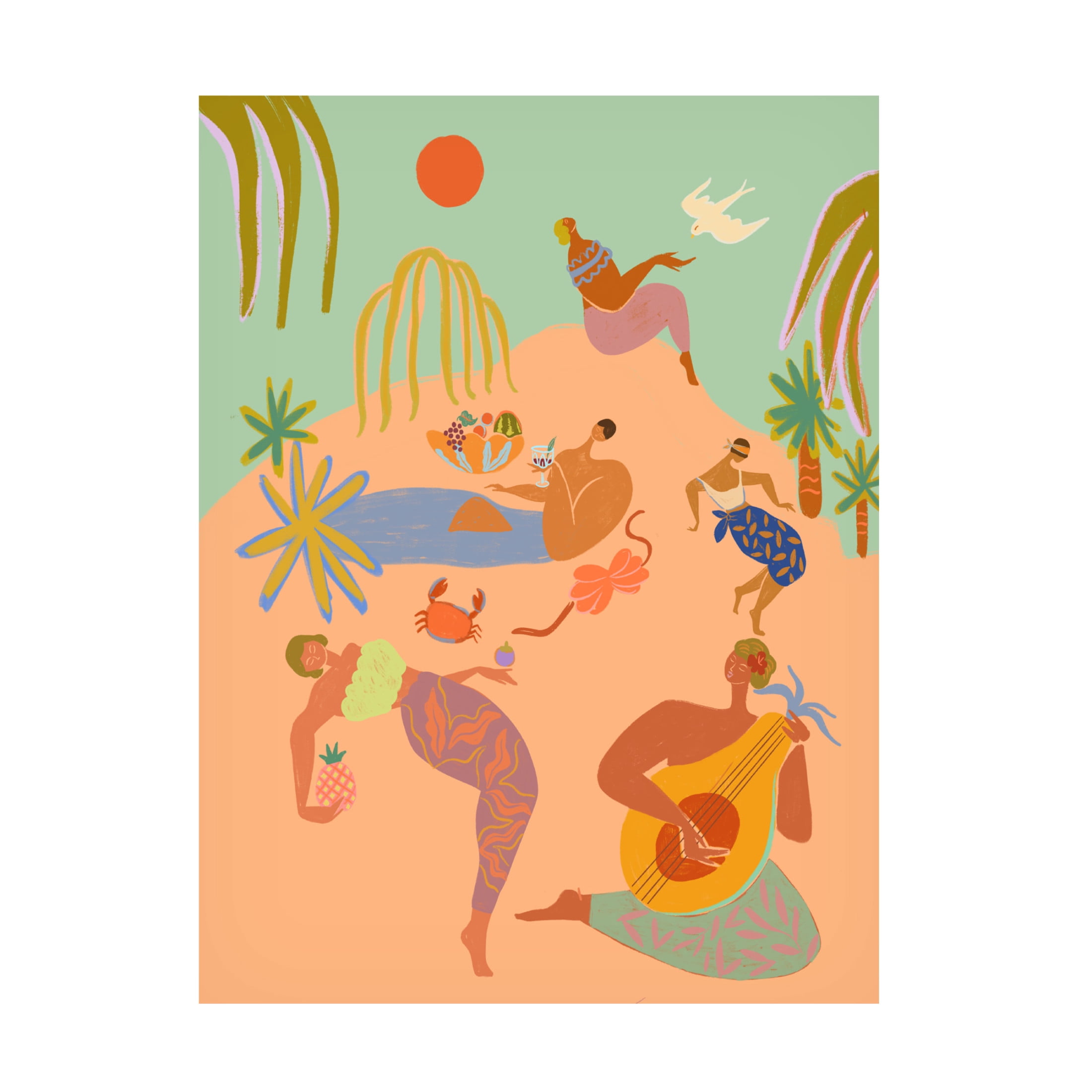 Trademark Fine Art Arty Guava Vacation Canvas Wall Art