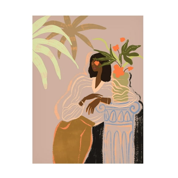 Trademark Fine Art Arty Guava Waiting Canvas Wall Art