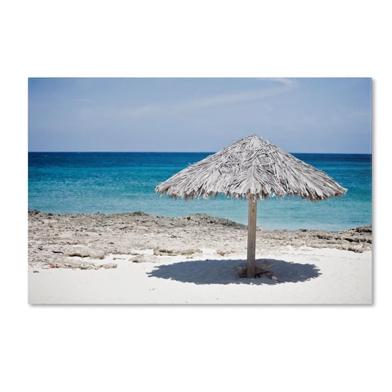 Trademark Fine Art "Aruba Umbrella" Canvas Art by Yale Gurney
