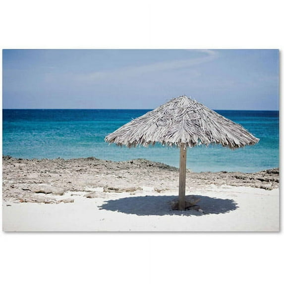 Trademark Fine Art "Aruba Umbrella" Canvas Art by Yale Gurney