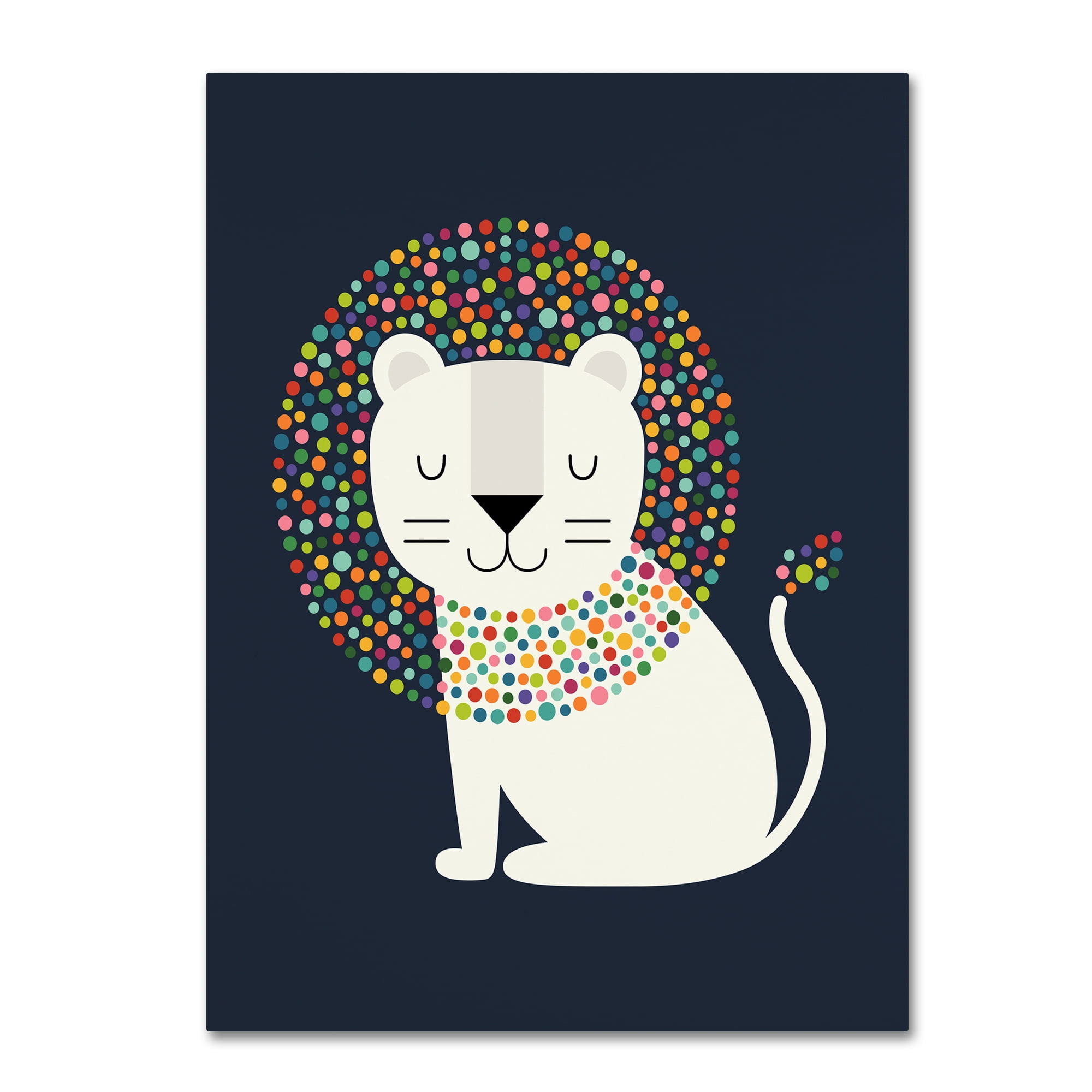 Trademark Fine Art 'As A Lion' Canvas Art by Andy Westface