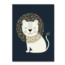 Trademark Fine Art 'As A Lion' Canvas Art by Andy Westface