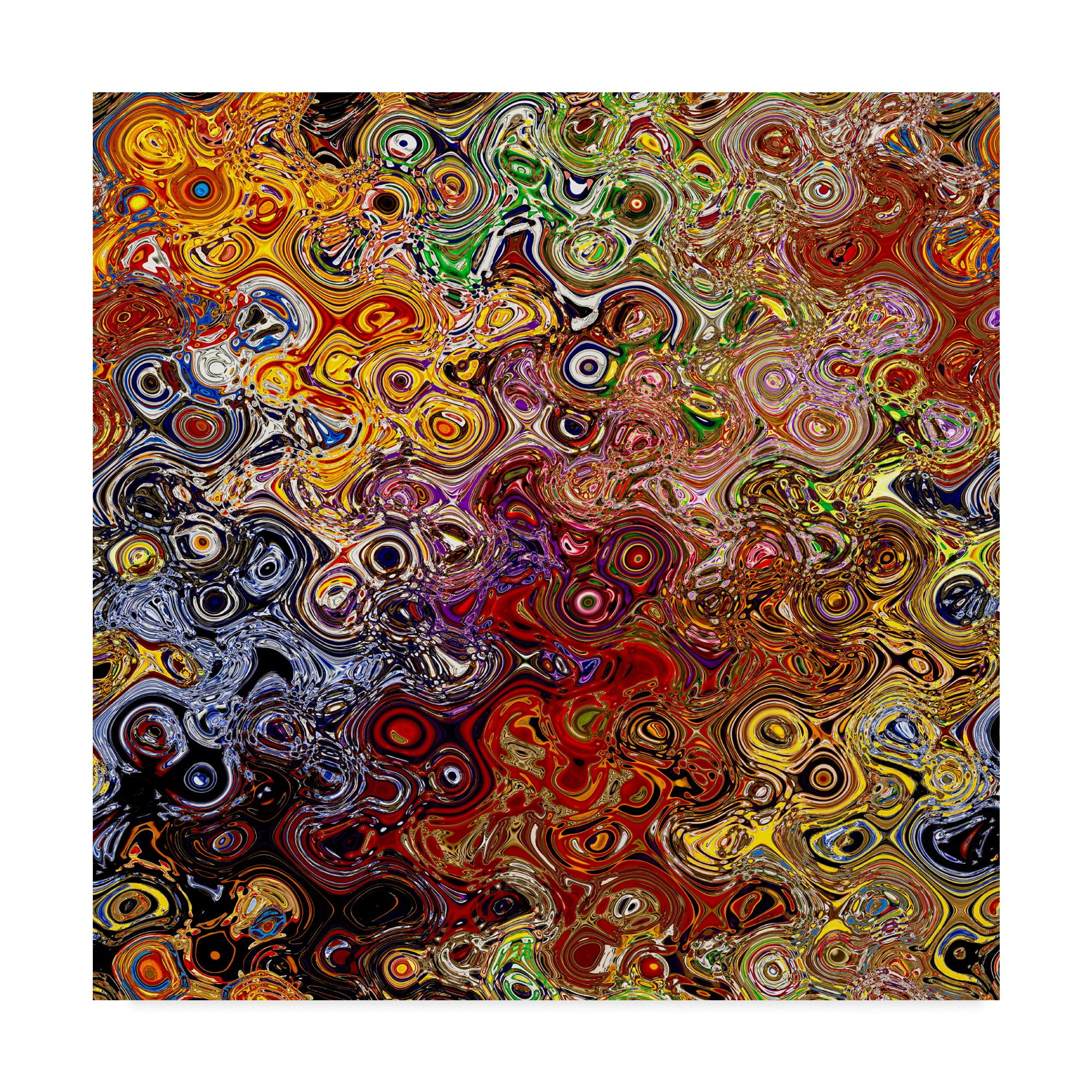 Trademark Fine Art 'Asian Tassles 5' Canvas Art by American School