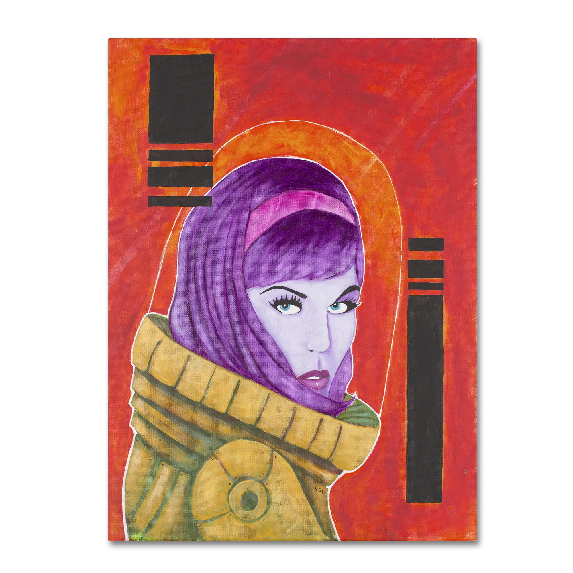 Craig Snodgrass 'Astro-Anna I' Canvas Art 18 x 24