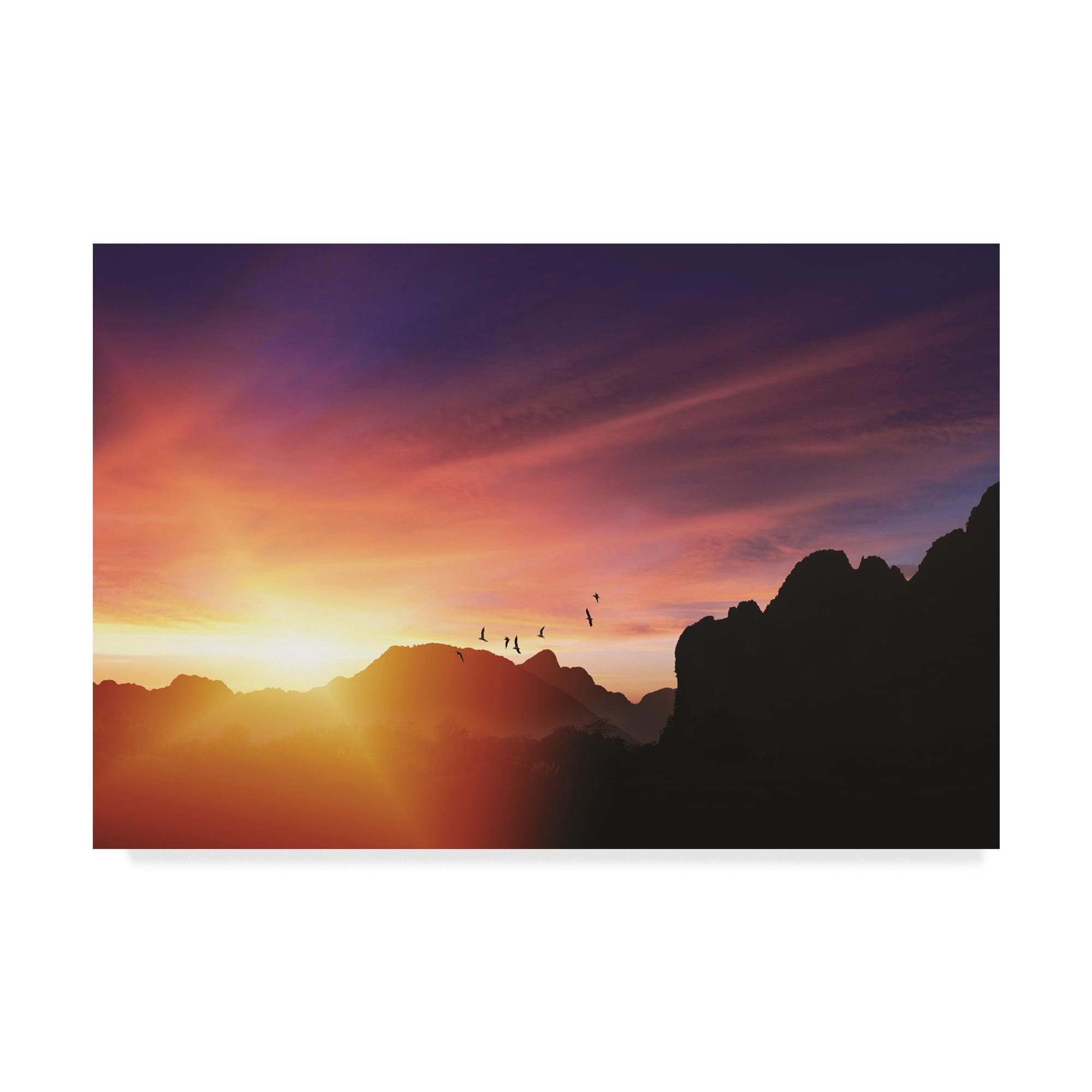 Trademark Fine Art 'At The Soundless Dawn' Canvas Art by Philippe Sainte-Laudy