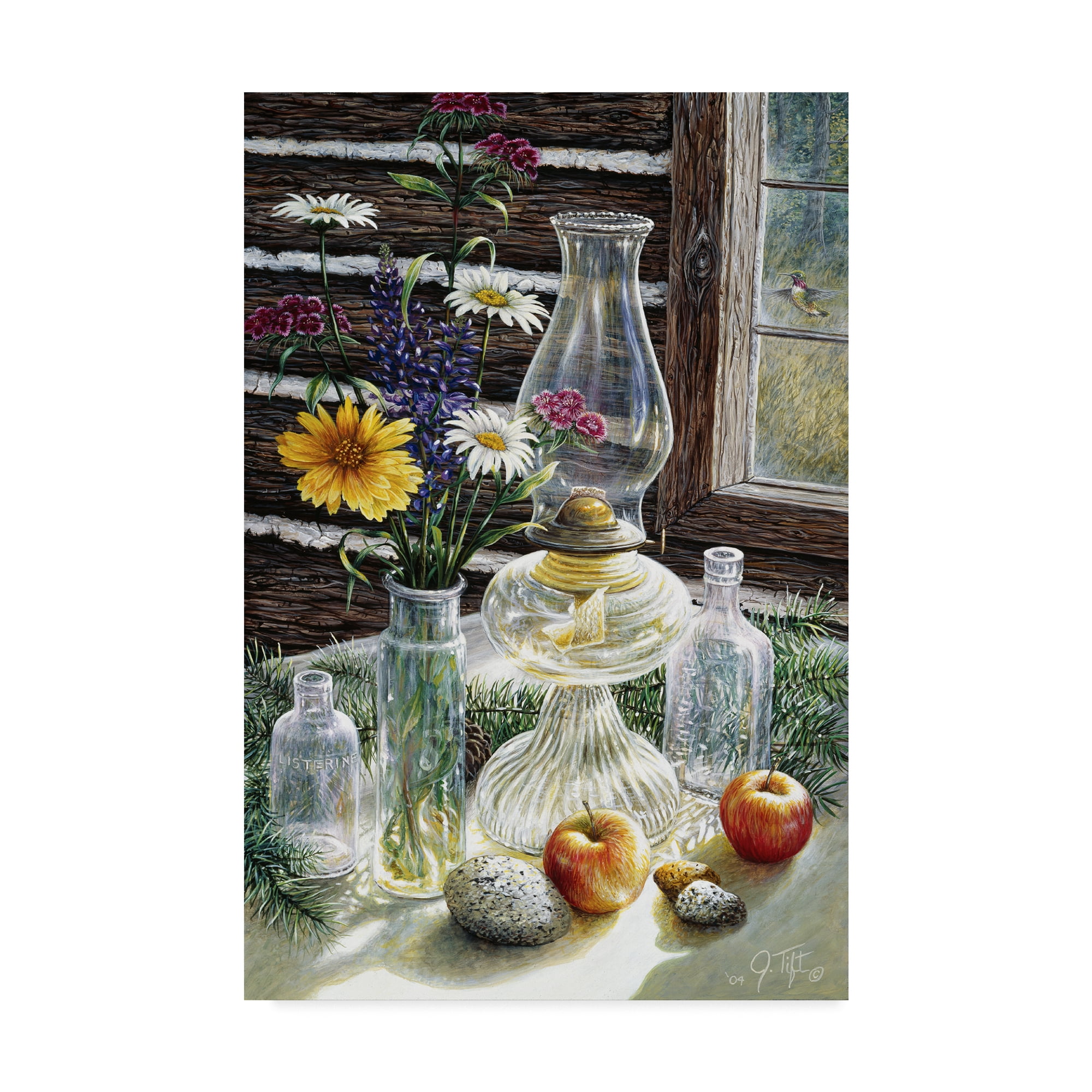 Trademark Fine Art 'At The Window' Canvas Art by Jeff Tift
