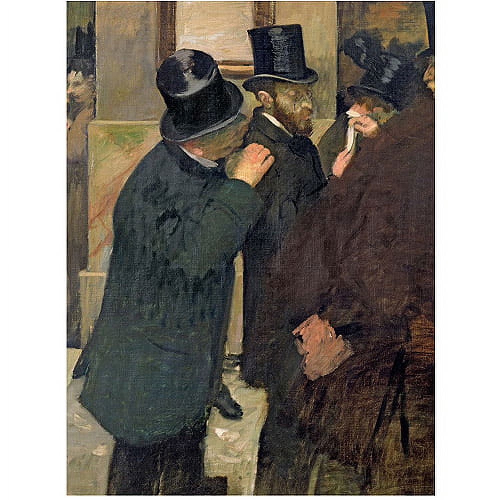 Trademark Fine Art "At the Stock Exchange 1878" Canvas Art by Edgar Degas