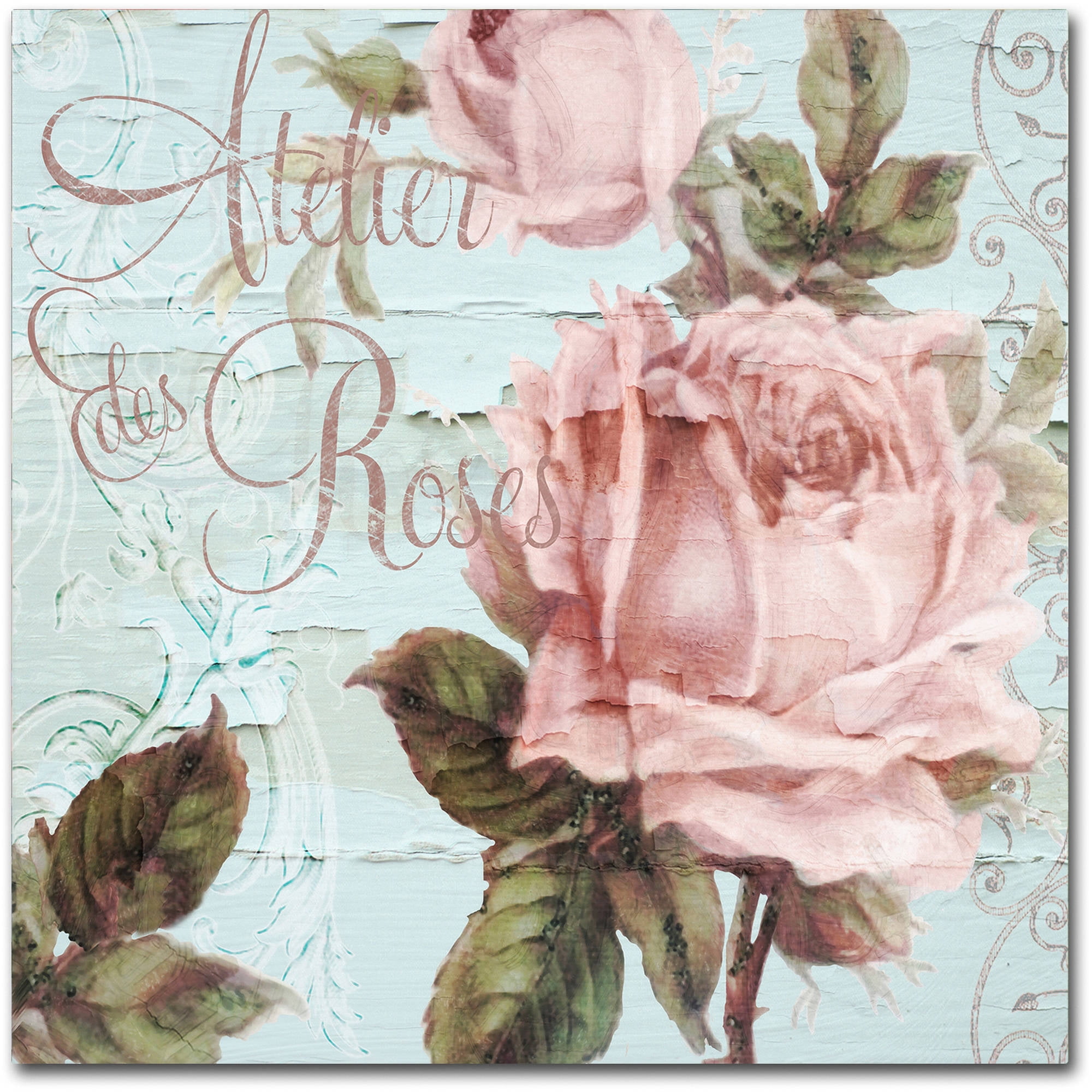Trademark Fine Art "Atelier De Roses" Canvas Art by Color Bakery