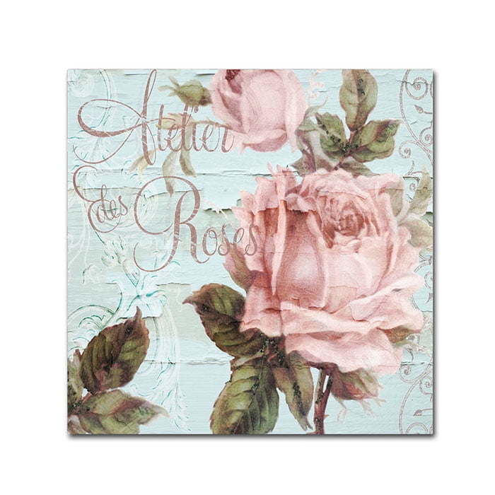 Trademark Fine Art "Atelier De Roses" Canvas Art by Color Bakery