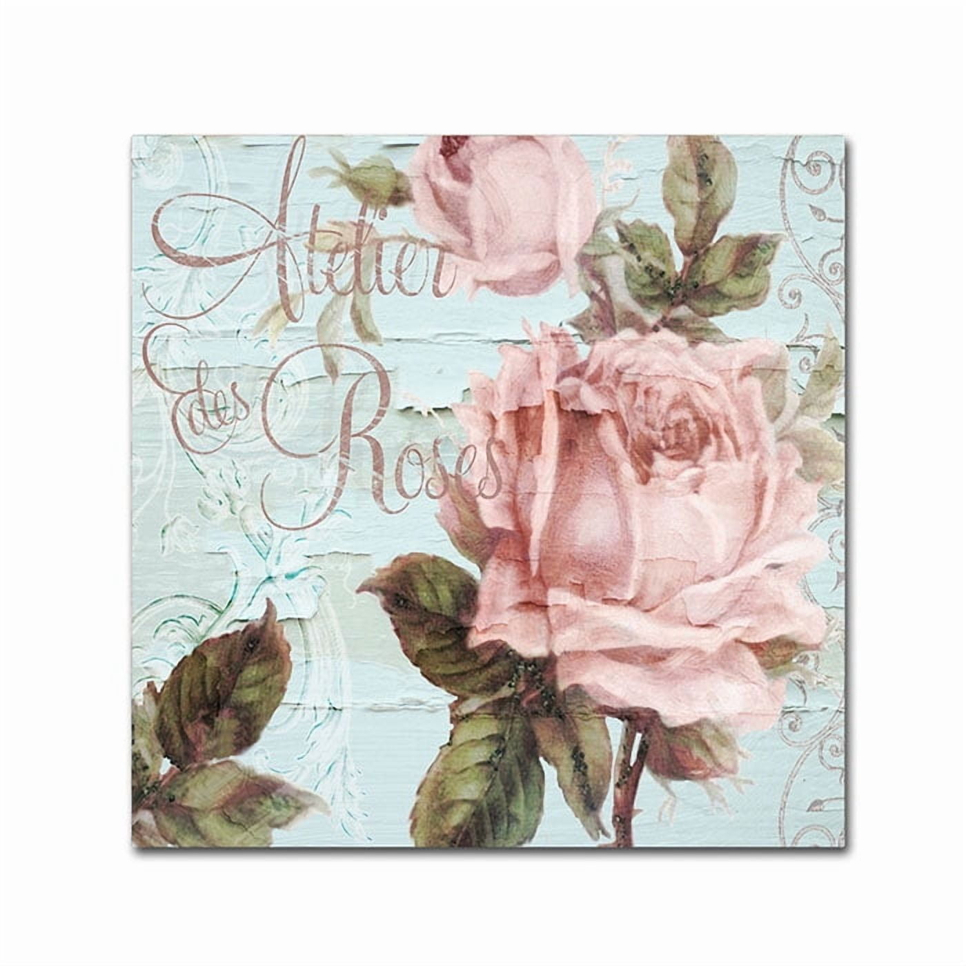Trademark Fine Art "Atelier De Roses" Canvas Art by Color Bakery