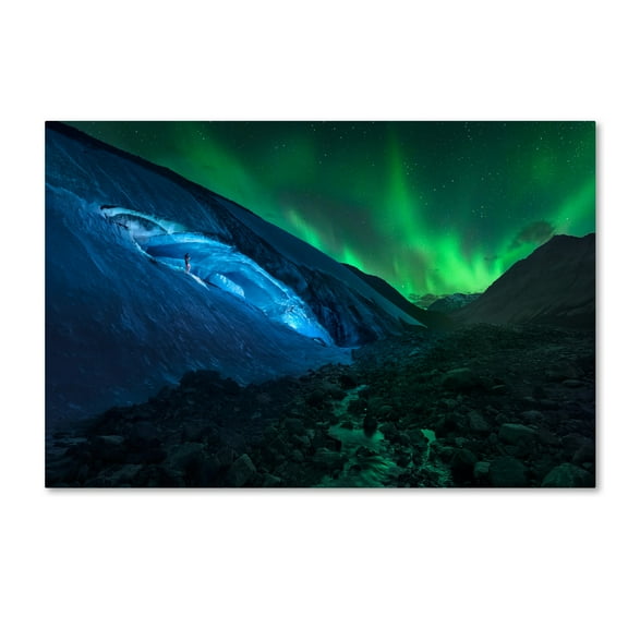 Trademark Fine Art 'Athabasca Cave' Canvas Art by Jesus M Garcia