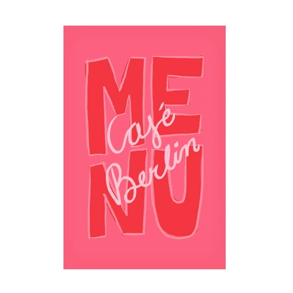 Trademark Fine Art Athene Fritsch CafAc Berlin Canvas Wall Art