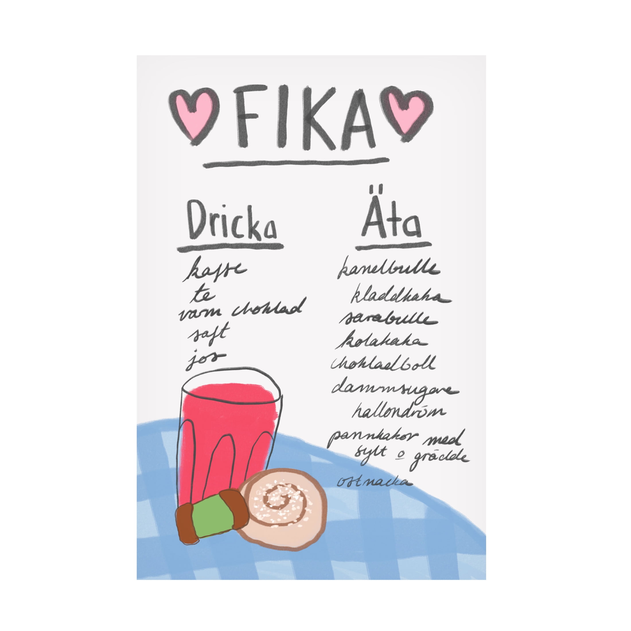 Trademark Fine Art Athene Fritsch  Fika Canvas Wall Art