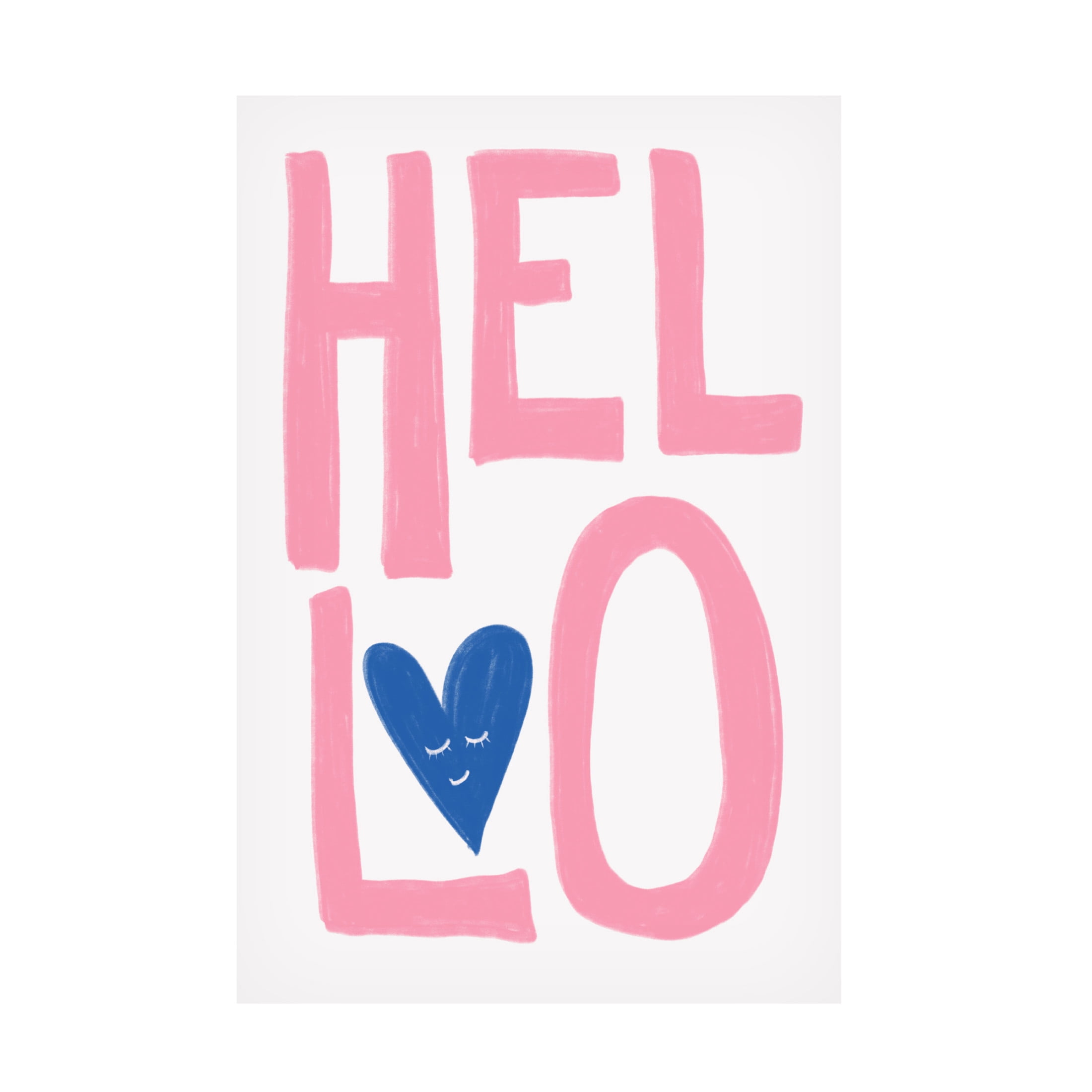 Trademark Fine Art Athene Fritsch Hello Canvas Wall Art