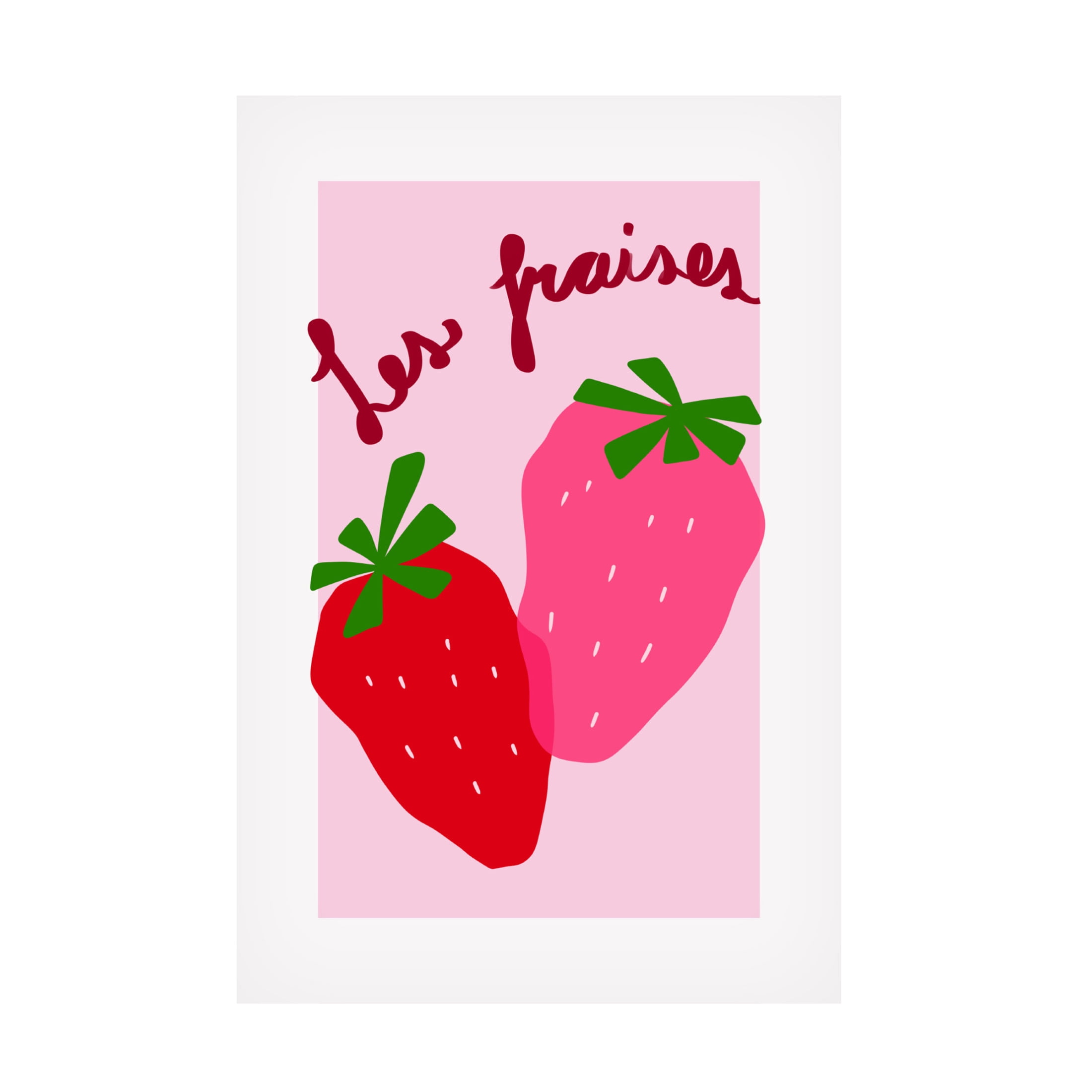 Trademark Fine Art Athene Fritsch Les Fraises Canvas Wall Art
