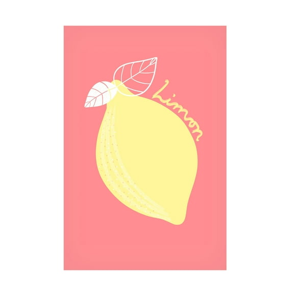 Trademark Fine Art Athene Fritsch  Limon Canvas Wall Art