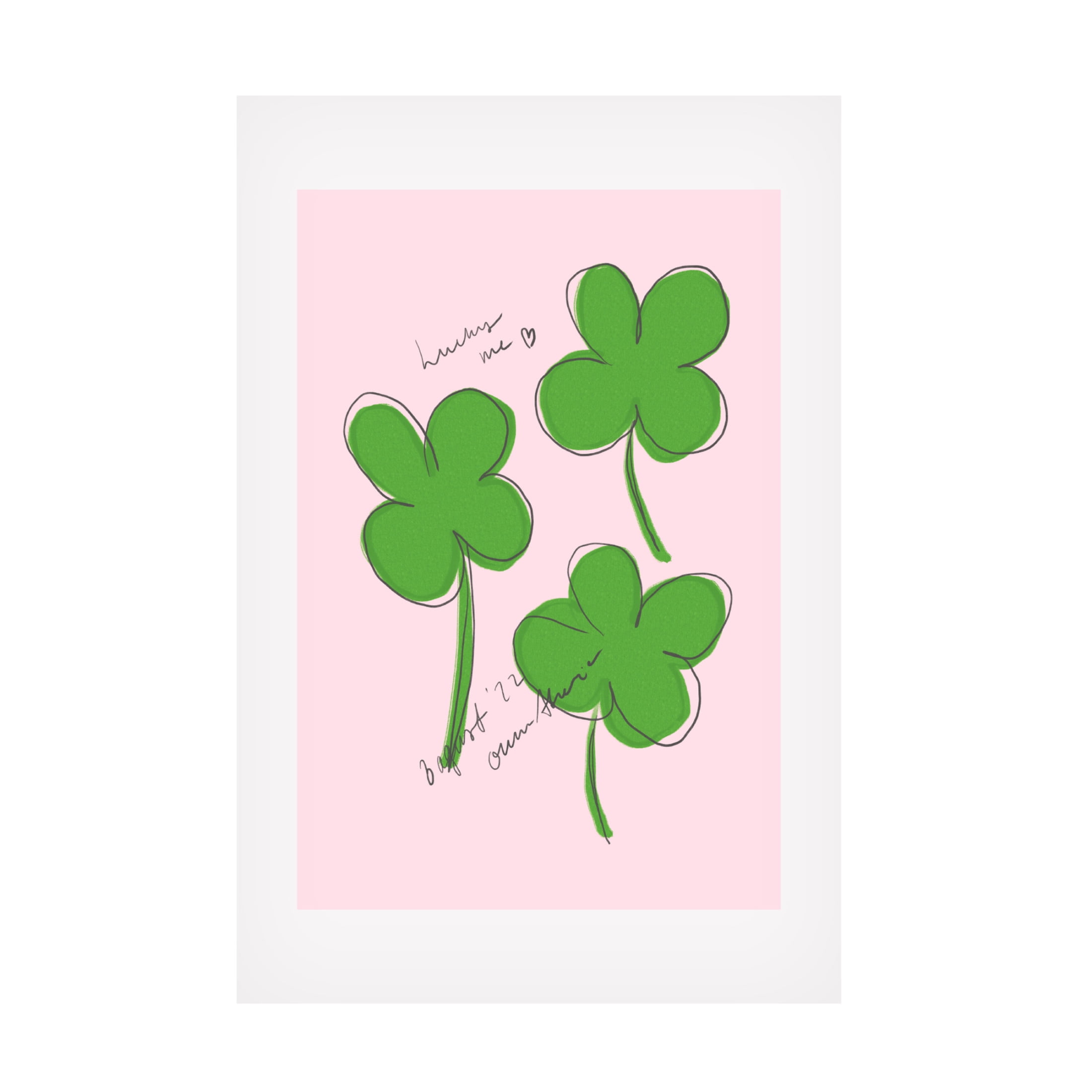 Trademark Fine Art Athene Fritsch Lucky Me Canvas Wall Art