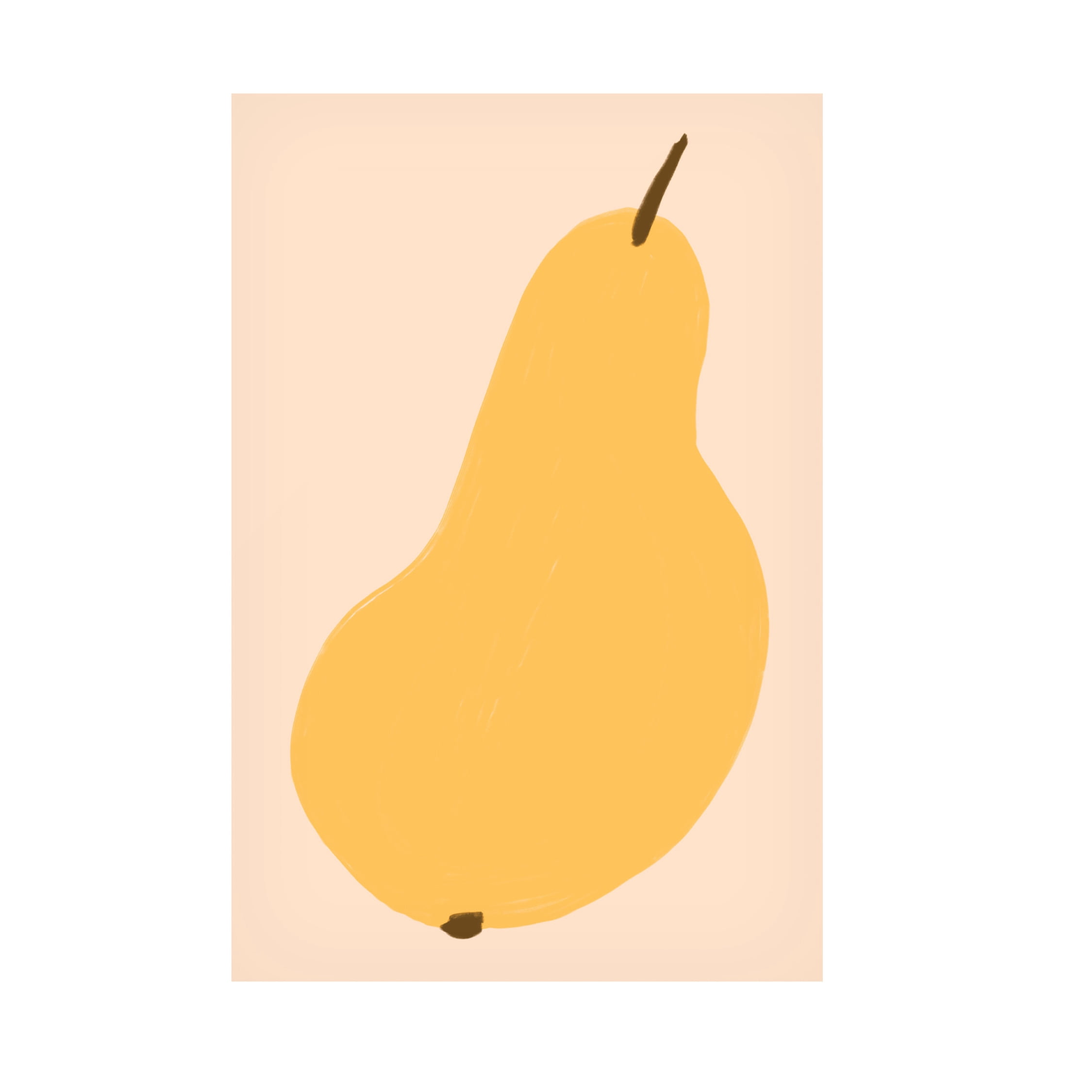 Trademark Fine Art Athene Fritsch Pear Canvas Wall Art