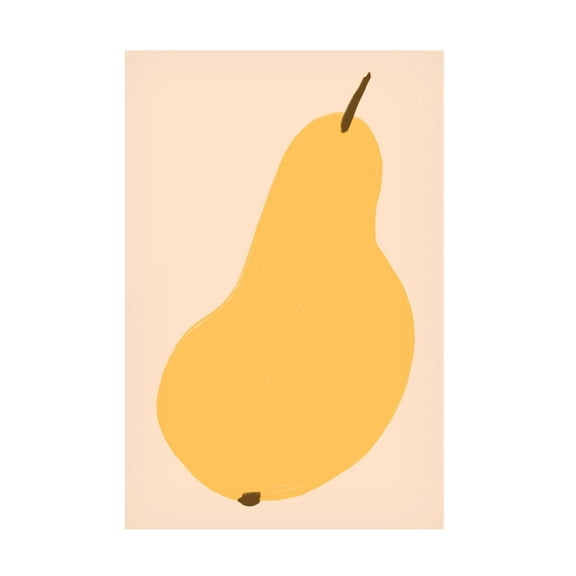 Trademark Fine Art Athene Fritsch Pear Canvas Wall Art