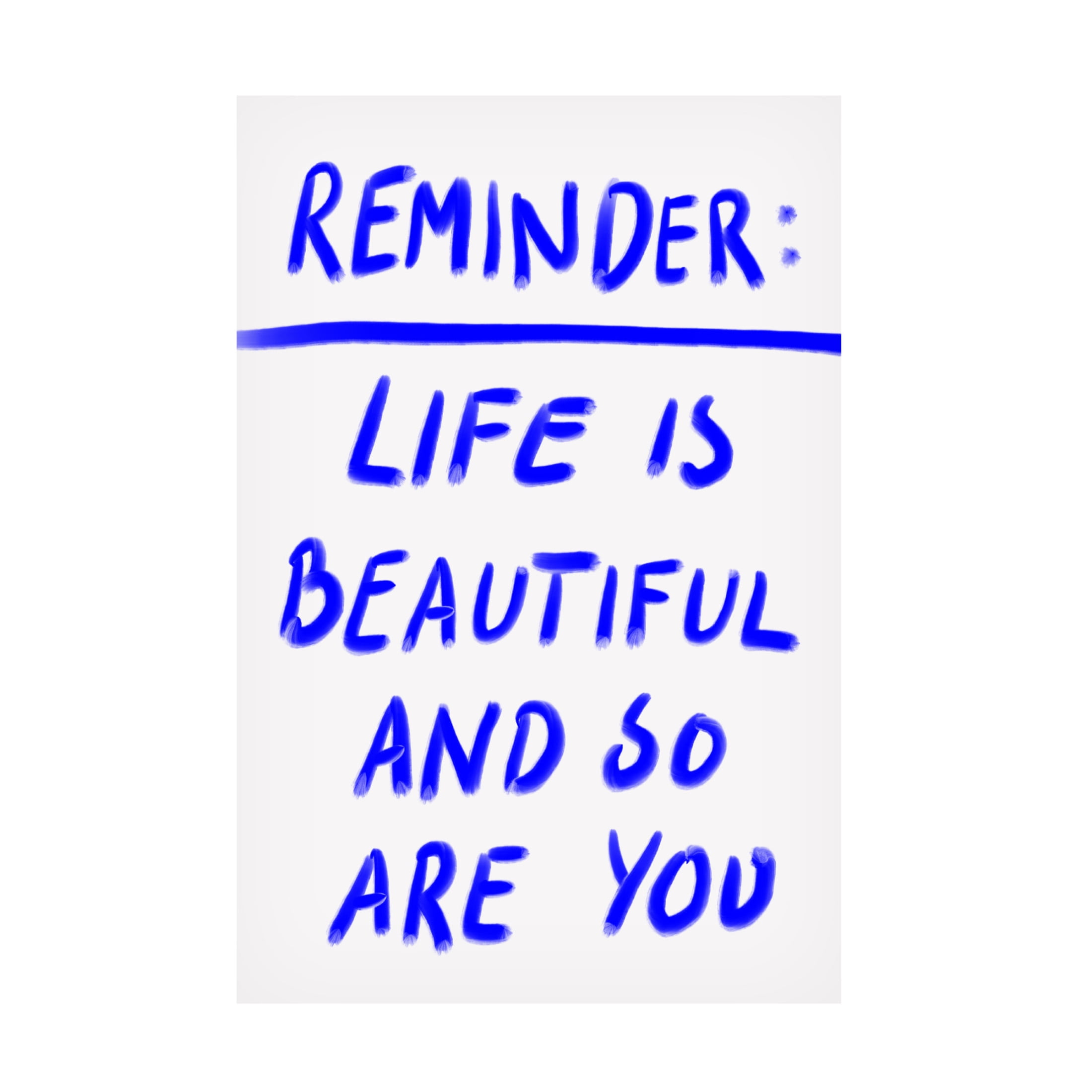 Trademark Fine Art Athene Fritsch  Reminder Canvas Wall Art