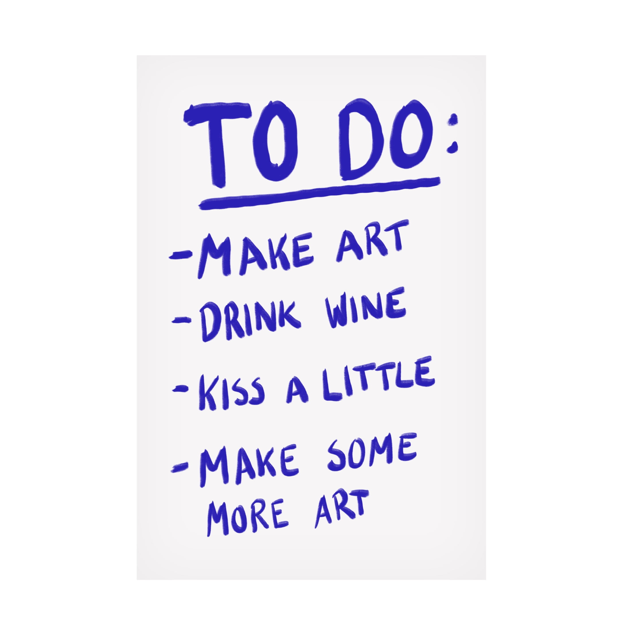 Trademark Fine Art Athene Fritsch To Do Canvas Wall Art