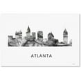 thumbnail image 1 of Trademark Fine Art 'Atlanta Georgia Skyline WB-BW' Canvas Art by Marlene Watson, 1 of 3