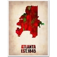 thumbnail image 1 of Trademark Fine Art "Atlanta Watercolor Map" Canvas Art by Naxart, 1 of 3