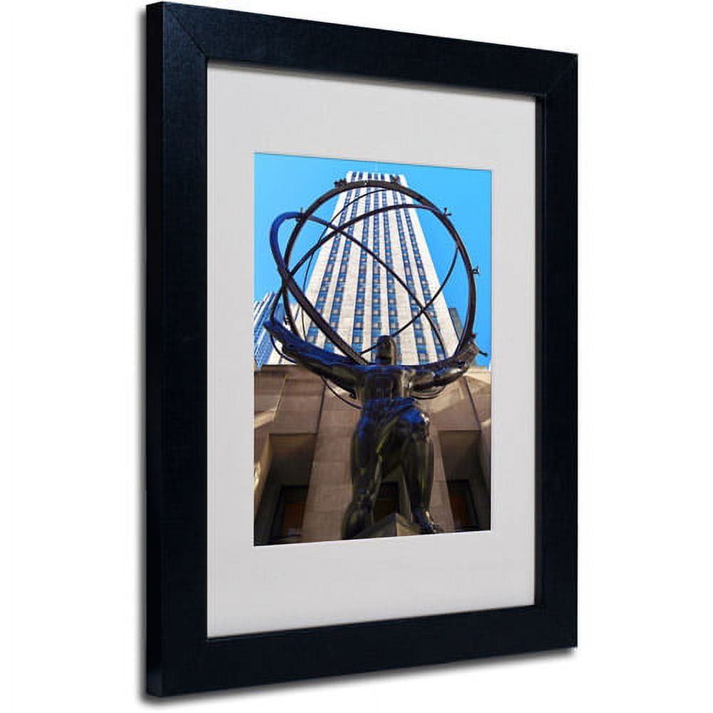 Trademark Fine Art "Atlas" Matted Framed Art by CATeyes