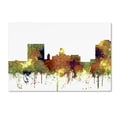 thumbnail image 1 of Trademark Fine Art 'Augusta Georgia Skyline SG Safari Buff' Canvas Art by Marlene Watson, 1 of 3