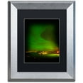 thumbnail image 1 of Trademark Fine Art "Aurora Borealis" Canvas Art by Philippe Sainte-Laudy, Black Matte, Silver Frame, 1 of 1