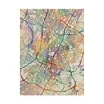 thumbnail image 1 of Trademark Fine Art 'Austin Texas City Map III' Canvas Art by Michael Tompsett, 1 of 4