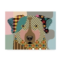 Trademark Fine Art 'Australian Shepherd Dog' Canvas Art by Lanre Adefioye