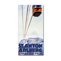 Trademark Fine Art 'Austria Ski' Canvas Art by Vintage Apple Collection