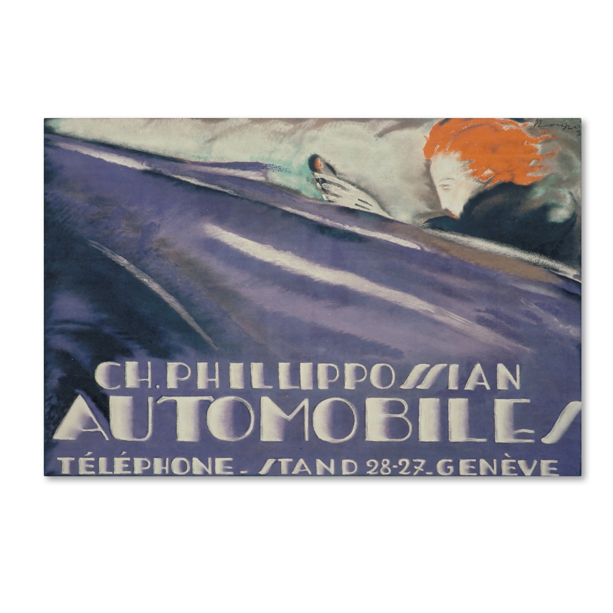 Trademark Fine Art 'Automobiles' Canvas Art by Vintage Apple Collection